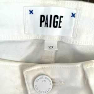 PAIGE Verdugo Ultra White Skinny Jeans Women’s size *27 waist